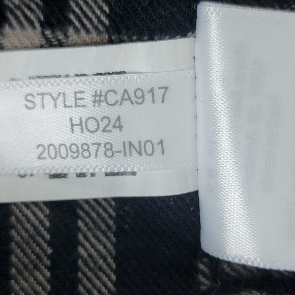 J. Crew Men's Classic Fit Black And Gray Plaid Button Down Flannel Shirt  M NEW - Picture 10 of 10